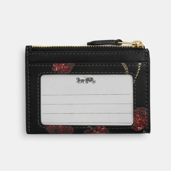 Coach Mini Skinny Id Case With Cherry Print NWT - Picture 9 of 9